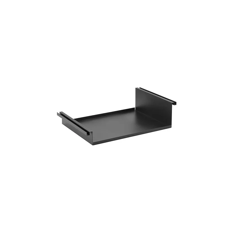 Elegant Connecting Board Glow L - Steel - Matt Black - 63.2 x 36.6 x 16.2 cm