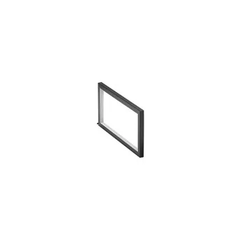 Elegant LED Frame Glow - Steel - Matt Black - 32x16 cm