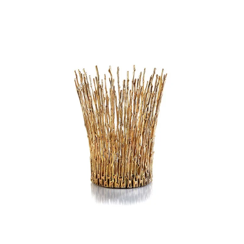 Elegant Somnia Wind Lamp - Brass with Golden Finish - Diam. 16.5 cm - Ht 19.5 cm