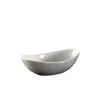 Elegant Oval Small Bowl - White Porcelain - 12.5 x 7.5 x 4 cm (0.1L) - Pack of 12