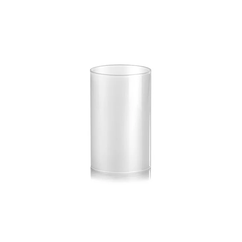 Elegant Wind Light - Borosilicate Glass - Satined Finish - Diam. 9 cm x Ht 14.5 cm - Set of 6