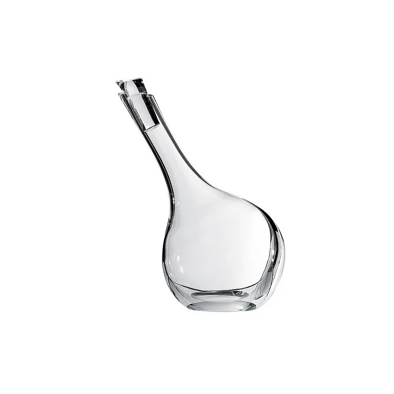 Elegant Vinegar/Oil Bottle Set - Clear Glass - 8 cm Diam. x 15.5 cm Ht - 2-Piece Set