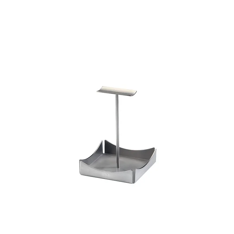 Elegant 18/10 Stainless Steel Satined Cruet Stand - 11.4 x 11.4 x 16 cm