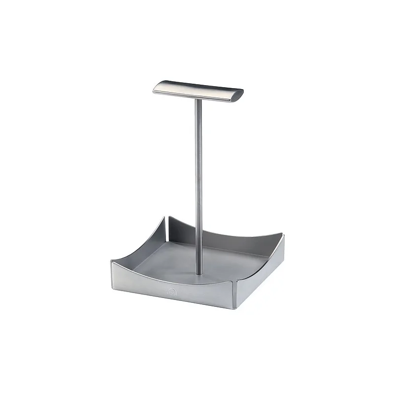 Elegant 18/10 Stainless Steel Satined Cruet Stand - 15.4 x 15.4 x 22.5 cm