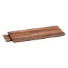 Elegant Walnut Cutting & Snack Board - Solid Wood (44.5 x 16 cm)