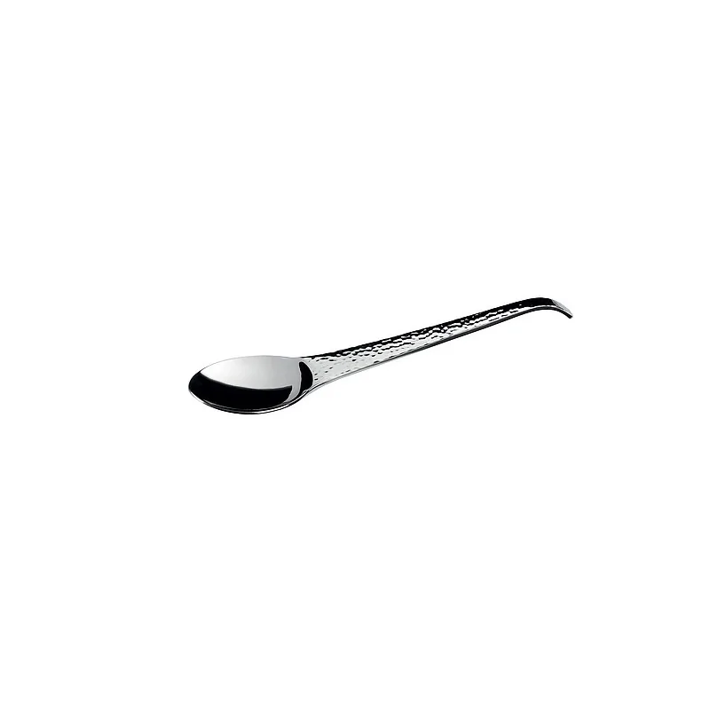 Elegant Hammered 18/10 Stainless Steel Party Spoon - 21 cm Length