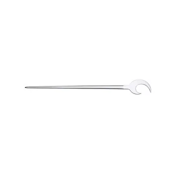 Elegant Stainless Steel Skewer Moon - 18/10 - 24 cm Length - 12-Piece Set