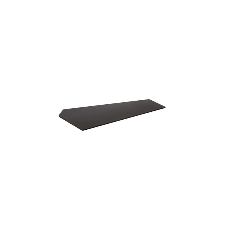 Elegant Ceramic Insert - Solid Construction - Black Finish - Dimensions: 39 x 19.5 x 0.6 cm