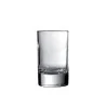 Elegant Clear Glass Miniature - Diam. 5 cm - Ht 8.6 cm - 0.1L Capacity - Pack of 6