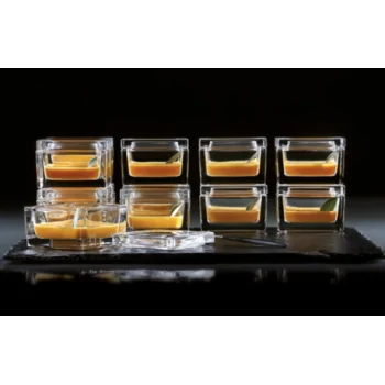 Elegant Clear Glass Small Bowl - 7 x 7 x 3.9 cm (0.1L) - Pack of 12
