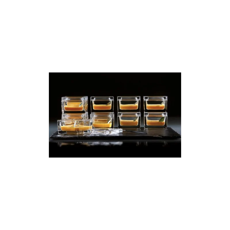Elegant Clear Glass Small Bowl - 7 x 7 x 3.9 cm (0.1L) - Pack of 12