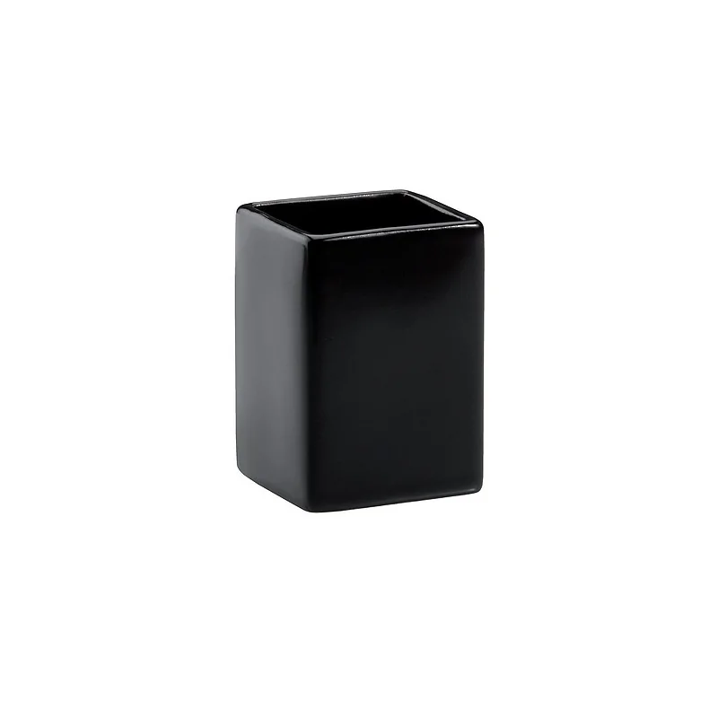 Elegant Black China Small Bowl - 4.9 x 4.9 x 7 cm (0.11L) - Set of Four