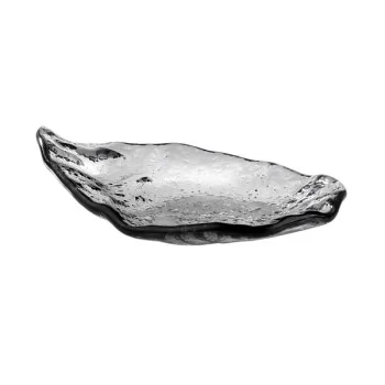 Elegant Dark Grey Glass Small Bowl - 11 x 7.5 cm - 12 Piece Set