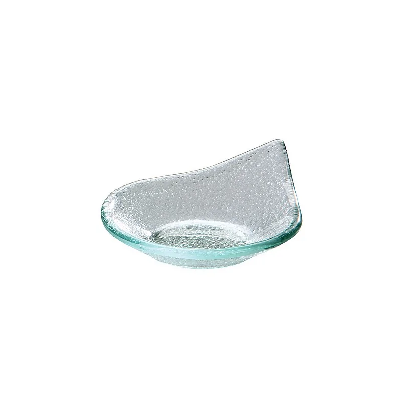 Elegant Clear Glass Small Bowl - Drop Shape - 10 x 8.5 cm - Pack of 12