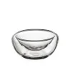 Elegant Borosilicate Glass Bowl Set - Double-Walled - 15 cm Diam. - 7 cm Ht - 0.3L Capacity - 4 Piece Collection