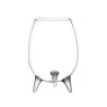 Elegant Viking III Cocktail Glass Borosilicate - Satined/Clear - Diam. 8.5 cm - Ht 12cm - Capacity 0.43L - Set of Six
