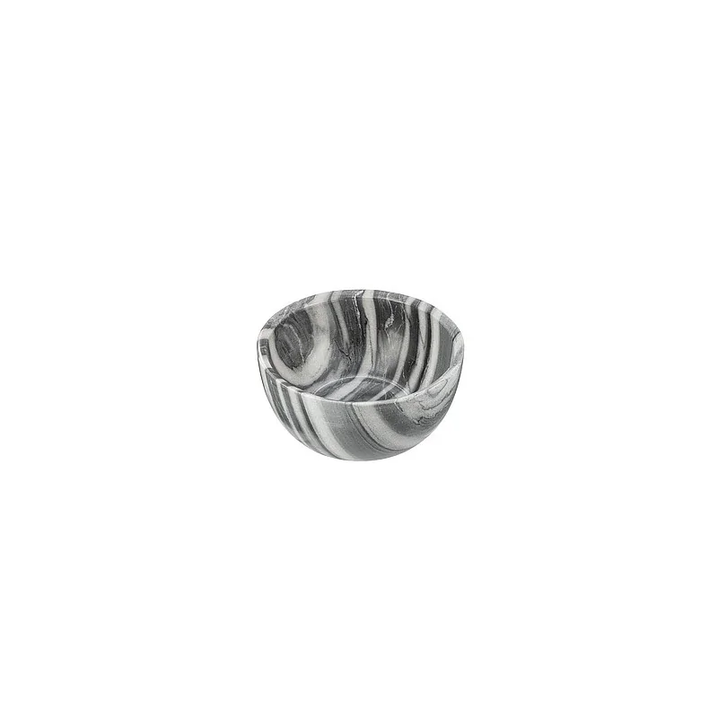 Elegant Marble Bowl - Polished Finish - Diam. 20.5 cm - Ht 10 cm