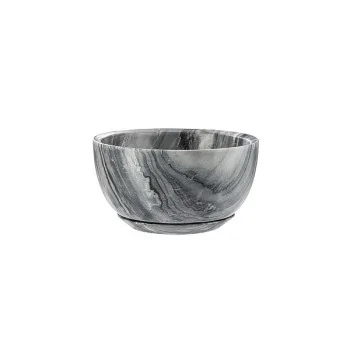 Elegant Marble Decanter Cooler - Polished Finish - Diam. 20 cm - Ht 11 cm