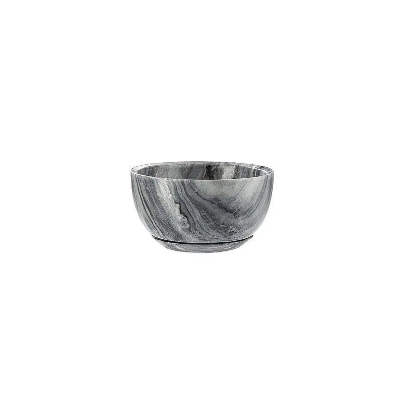 Elegant Marble Decanter Cooler - Polished Finish - Diam. 20 cm - Ht 11 cm