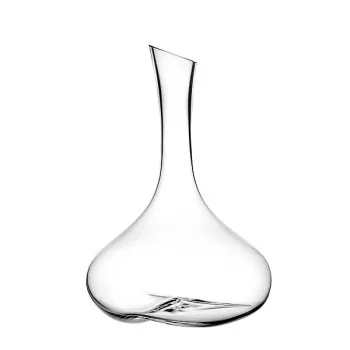 Elegant Crystal Glass Pebble Decanter/Carafe - Diam. 20 cm - Ht 30 cm