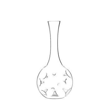 Elegant Eddy Decanter/Carafe - Mini - Borosilicate Glass (Dia 12 cm H25 cm)