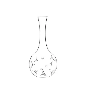 Elegant Eddy Decanter/Carafe - Mini - Borosilicate Glass (Dia 12 cm H25 cm)