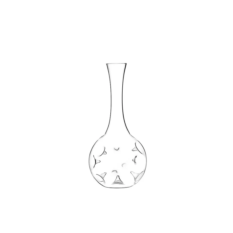 Elegant Eddy Decanter/Carafe - Mini - Borosilicate Glass (Dia 12 cm H25 cm)