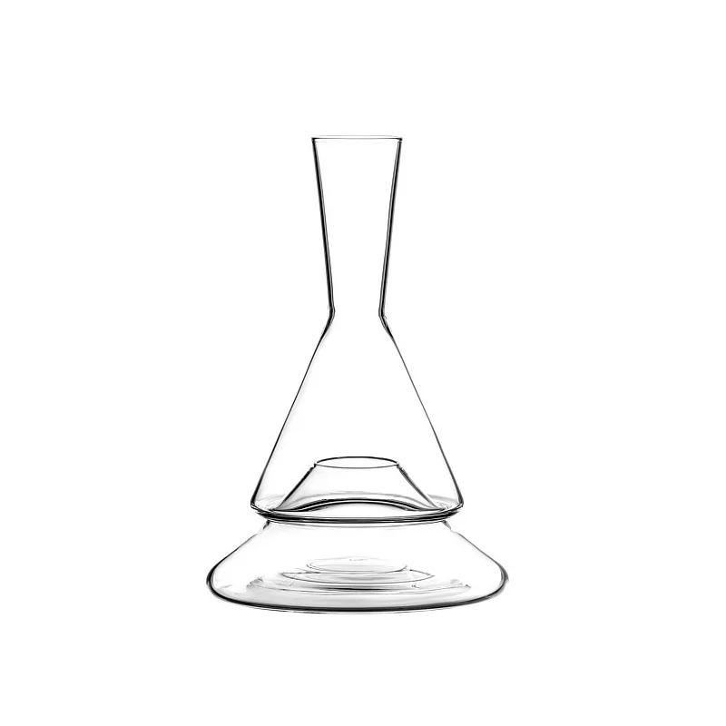 Elegant Doppio Decanter & Carafe - Borosilicate Glass (Dia 20 cm x H 30 cm)