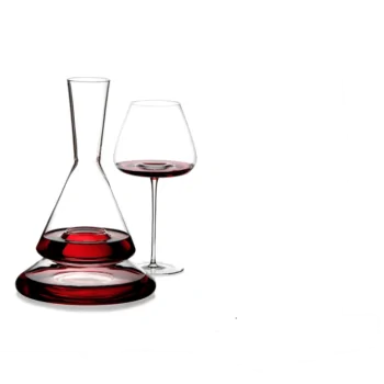 Elegant Doppio Decanter & Carafe - Borosilicate Glass (Dia 20 cm x H 30 cm)