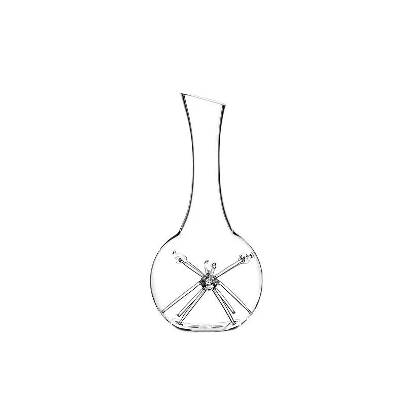 Elegant Star Decanter/Carafe - Mini Collection - Borosilicate Glass (11.5 cm Diam. x 24 cm Ht)