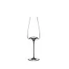 Elegant Rich Crystalline Glass Wine Glass - Diam. 7 cm x Ht 23 cm - 2 Pieces