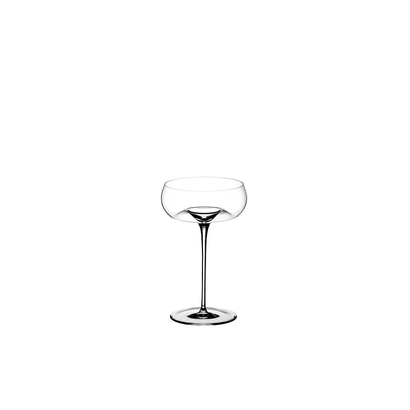 Elegant Nostalgic Crystalline Wine Glass - Diam. 10.5 cm - Ht 16.5 cm - 2 Pieces
