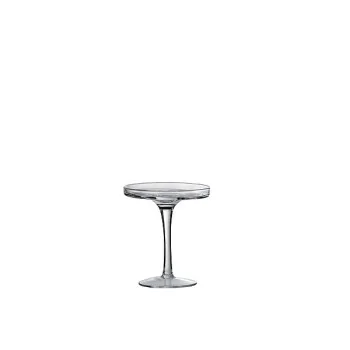 Elegant Clear Glass Stand - Diam. 11.5 cm Ht 16.5 cm