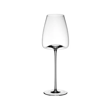 Elegant Straight Vase - Crystalline Wine Glass - Diam. 9 cm Ht 27 cm - Set of 2