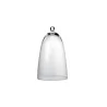 Elegant Clear Glass Cloche - Diam. 18.5 cm - Ht 31 cm