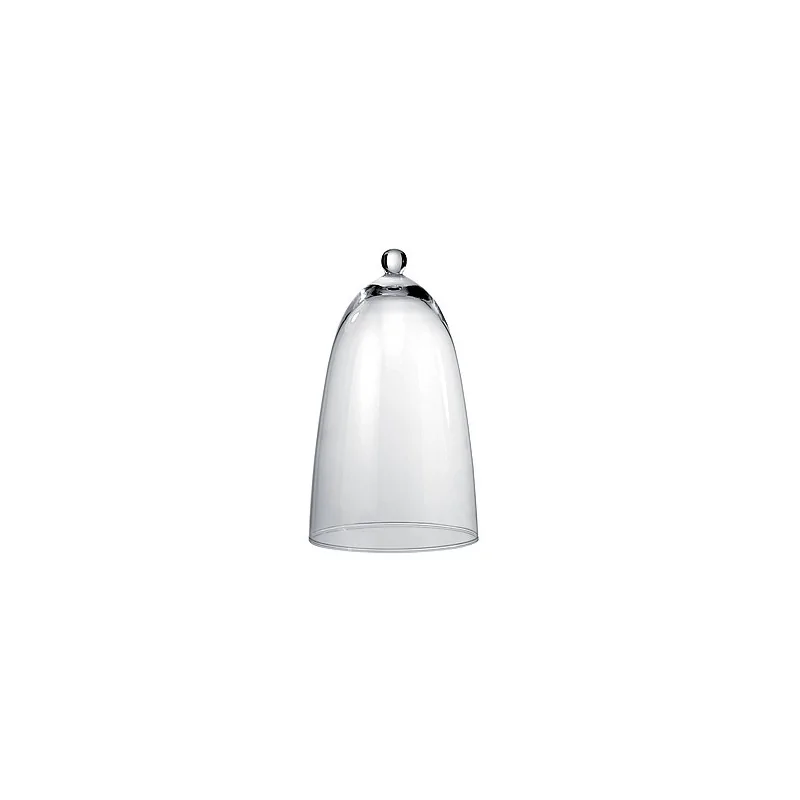 Elegant Clear Glass Cloche - Diam. 22.5 cm - Ht 37 cm