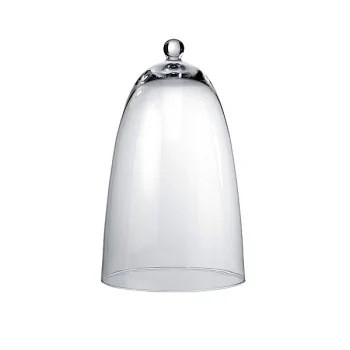 Elegant Clear Glass Cloche - Diam. 26 cm - Ht 43 cm
