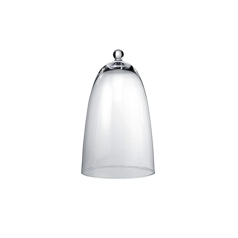 Elegant Clear Glass Cloche - Diam. 26 cm - Ht 43 cm