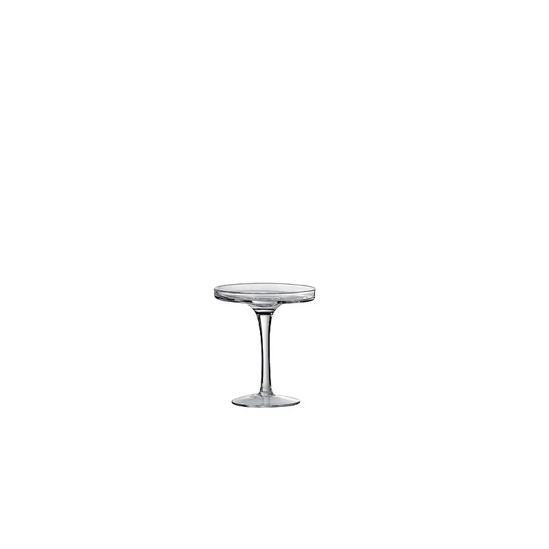 Elegant Clear Glass Stand - Diam. 11.5 cm Ht 13 cm
