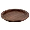 Elegant Coaster - Walnut Solid Wood - Diam. 34.5 cm x Ht 3 cm