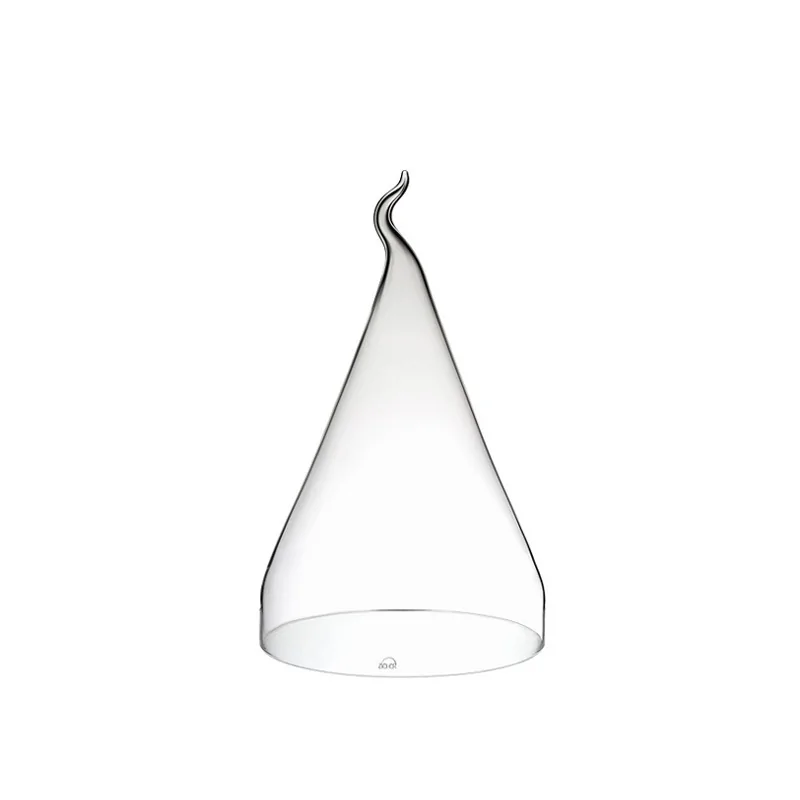 Elegant Borosilicate Glass Cloche - Diam. 26 cm - Ht 41-44 cm