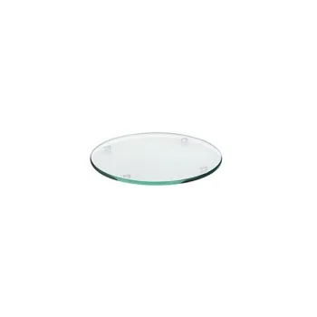 Elegant Glass Inserts - Clear - Diam. 13 cm - Pack of 6