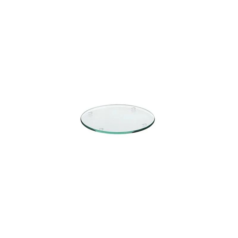 Elegant Glass Inserts - Clear - Diam. 13 cm - Pack of 6