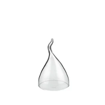 Elegant Borosilicate Glass Cloche - Diam. 9 cm - Ht 14-16 cm