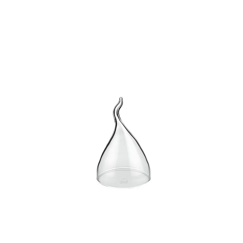 Elegant Borosilicate Glass Cloche - Diam. 9 cm - Ht 14-16 cm