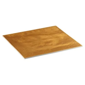 Elegant Oro79 Platter - White & Golden China - 26.5 x 26.5 x 1.5 cm