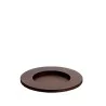 Elegant Coaster - Walnut Solid Wood - Diam. 15.3 cm Ht 2 cm