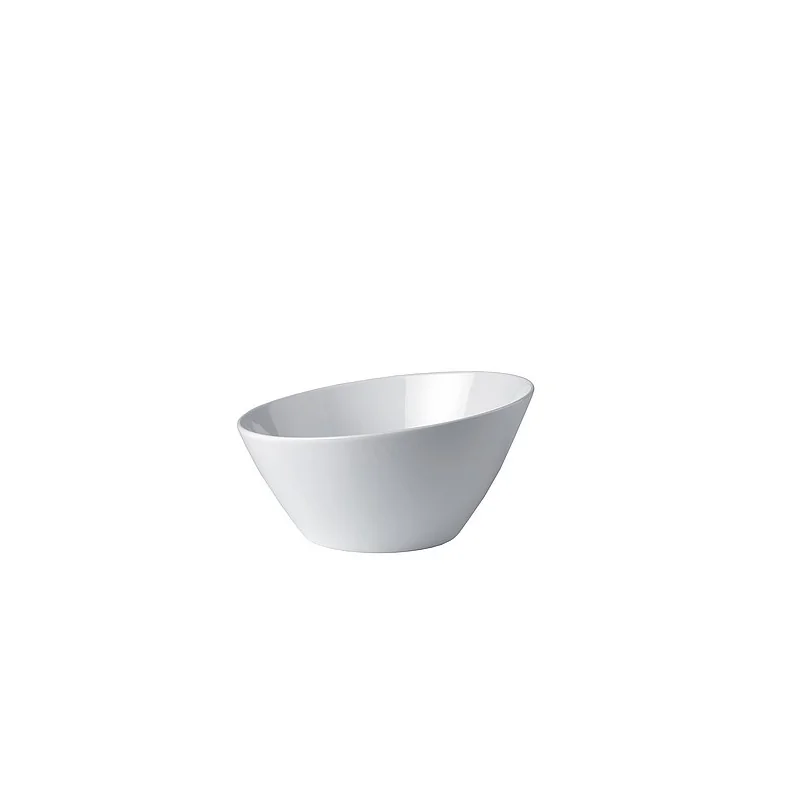 Elegant De Luxe Bowl Catering - White China - Diam. 19 cm - Ht 7.5/10 cm - Capacity 1.0L - Set of 6 Pieces