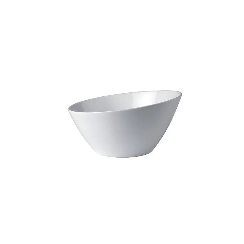 Elegant De Luxe Bowl Catering - White China (Diam. 24 cm - Ht 9.5/12.5 cm) - 2.0L Capacity - Pack of 2