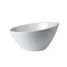 Elegant De Luxe Bowl Catering - White China (Diam. 28 cm - Ht 11/14.5 cm) - 3.5L Capacity - Pack of 2.